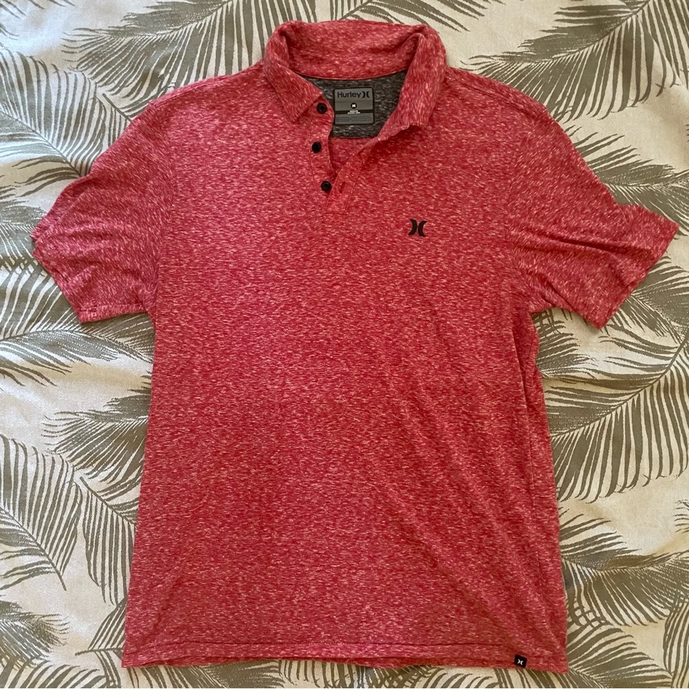 Hurley Red Polo Shirt